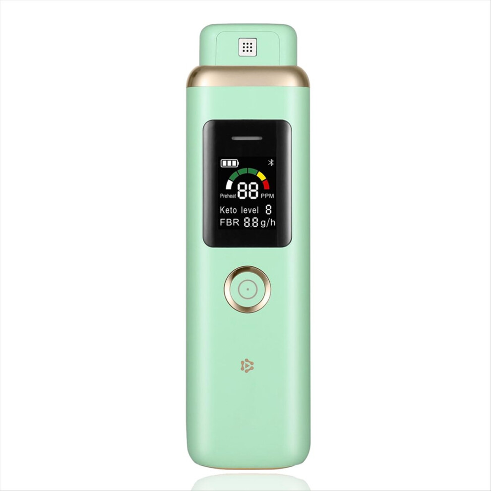Green Professional Ketone Breath Analyzer High Accuracy