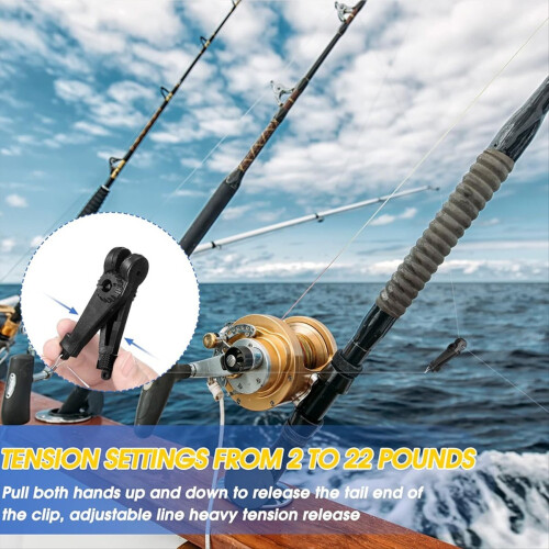 Fishing Downrigger Line Release Clips with Leader Snap Weight A 1