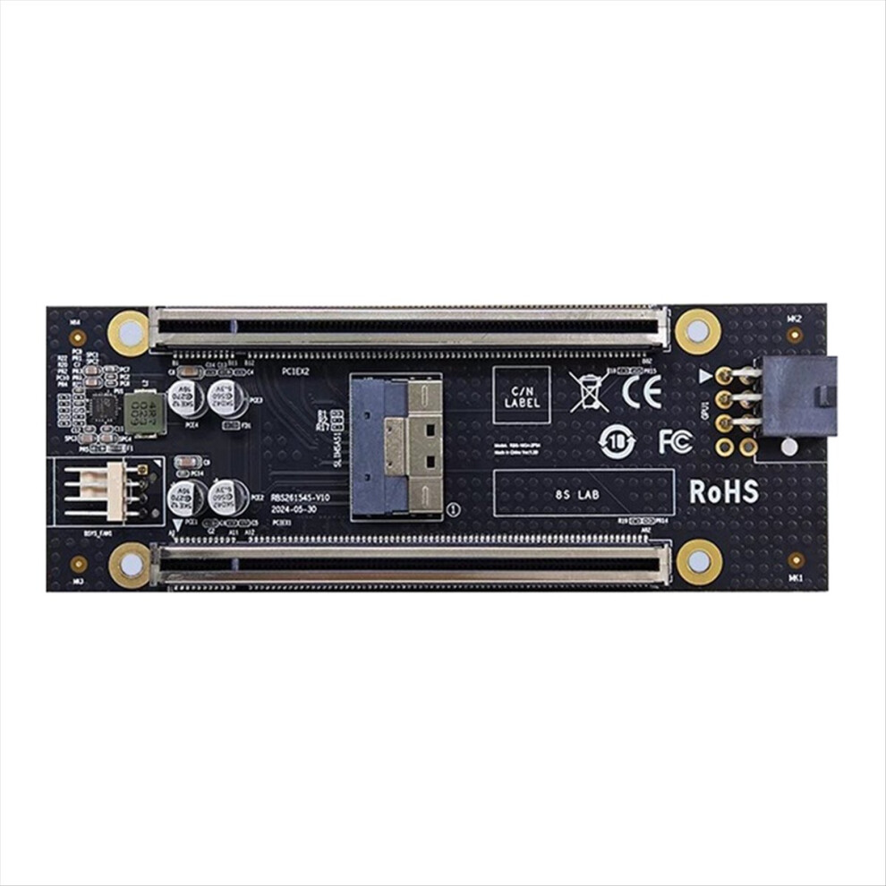Pcie4.0 X16 Slot Adapter Card Pcie4.0 X16 To Sff-8654 8I Riser Card 4852911531076