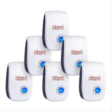 6Pcs Ultrasonic Pest Repeller Insect Bug Repeller Long Range EU Plug