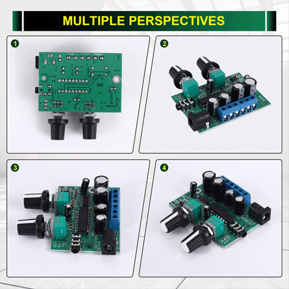 5Pcs 2.1 Subwoofer Amplifier Audio Board 6Wx2+25W Mini Bass Amplifier 4852911530574
