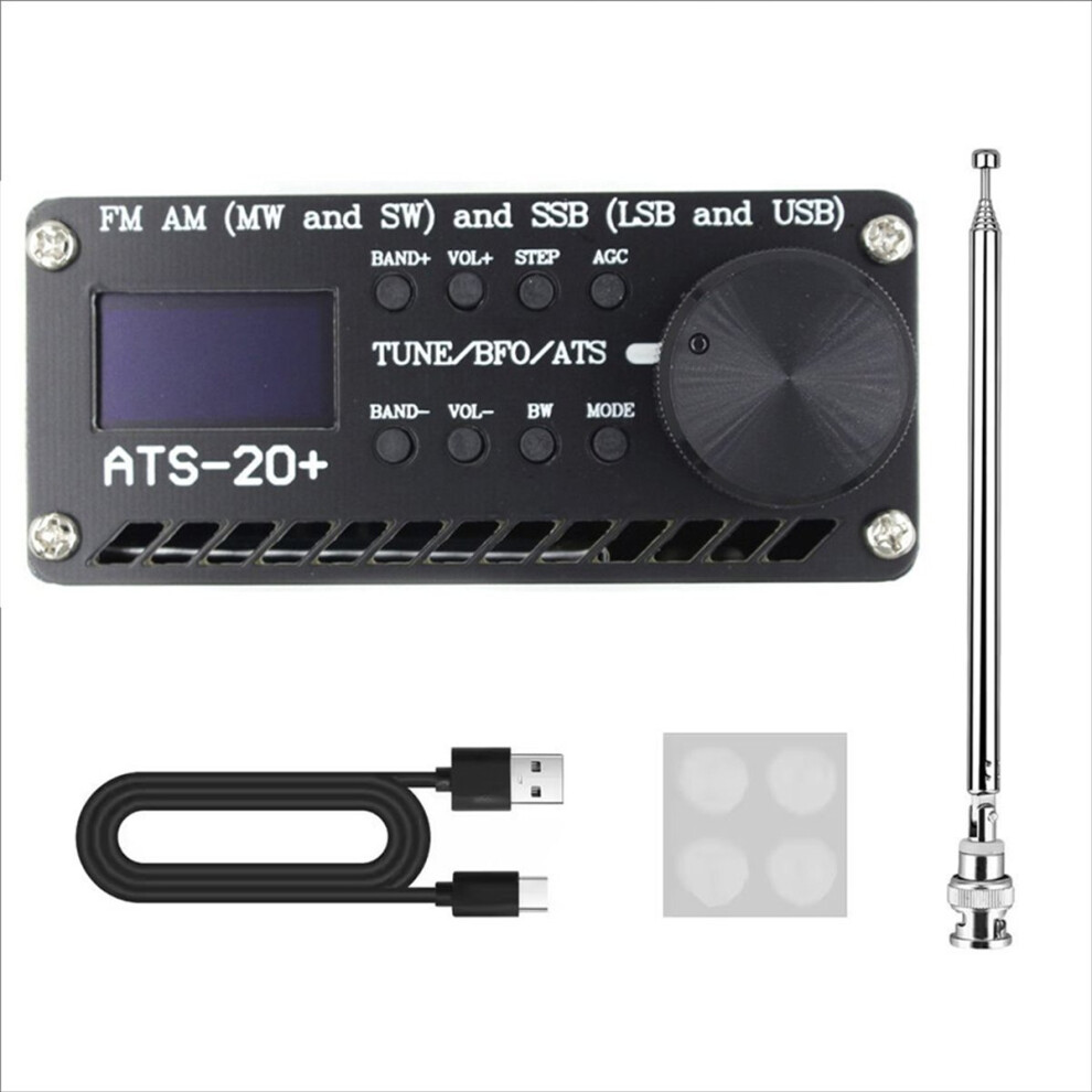 Ats-20+ Plus Si4732 Radio Receiver Fm Am Mw Sw Ssb Lsb Usb Full Band 4852911533926