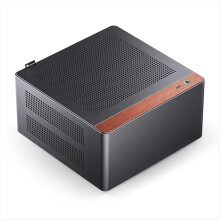 NV10 Mini ITX PC-kabinet, 1U strømforsyningsunderstøttelse, sort