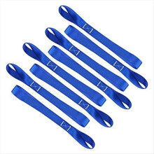 Correas de amarre de bucle suave (paquete de 8) Capacidad de carga de 1800 lb
