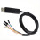 Câble USB vers série TTL de qualité industrielle, interface à tête libre 4 broches 3