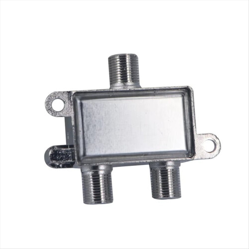 Divisor de señal de cable de antena de TV de 2 vías 2