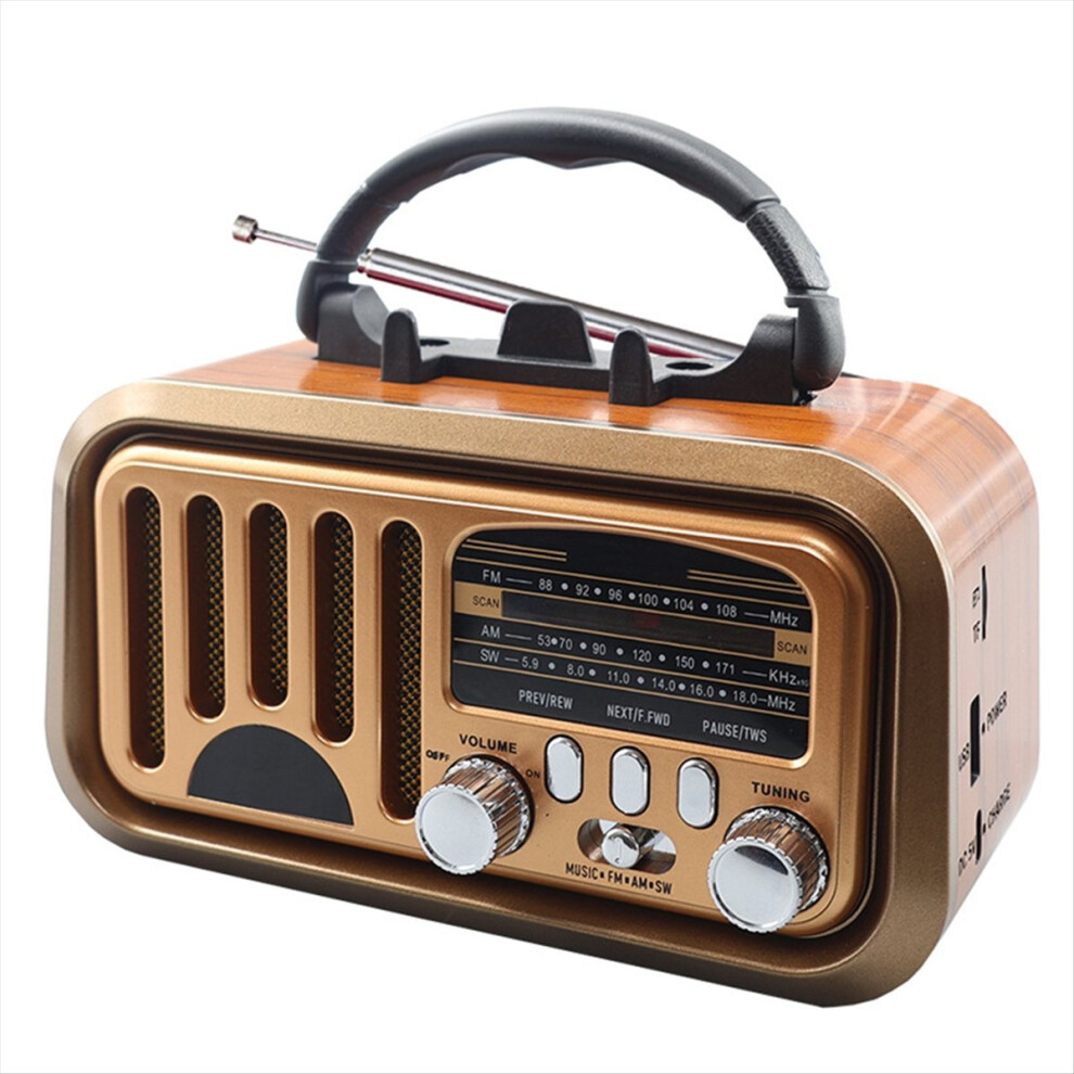 Portable Vintage Radio Classic Retro FM AM SW Radios A