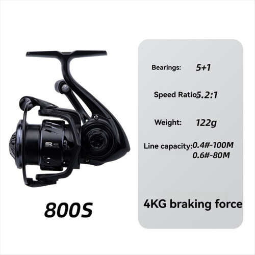 800S Spinning Μηχανισμός Ψαρέματος Ultralight Max Drag 2