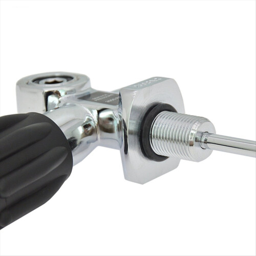Βαλβίδα δεξαμενής DIN/YOKE 3000Psi 250Bar M18x1.5 για καταδύσεις 2