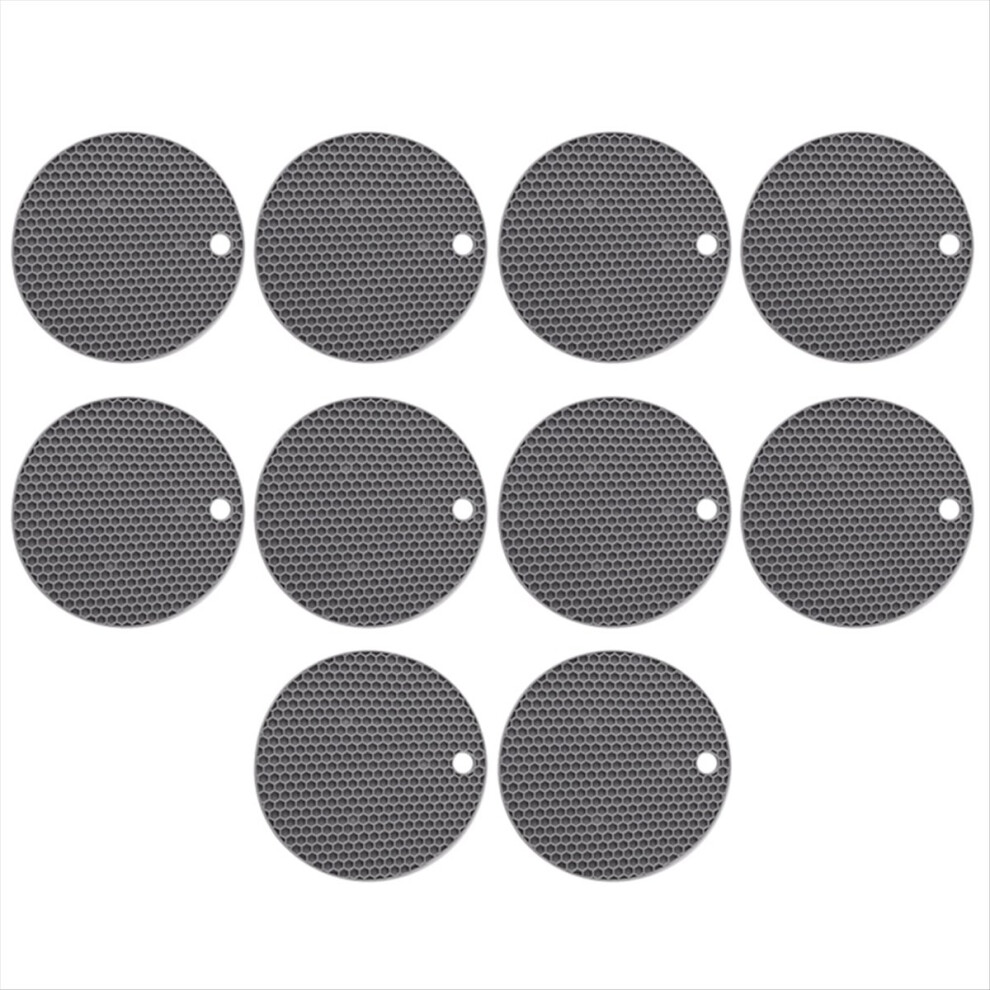 Round Heat-Resistant Silicone Mat Coffee Cup Mat Kitchen Accessorie B-image-OPC-PH2PFRB-NEW