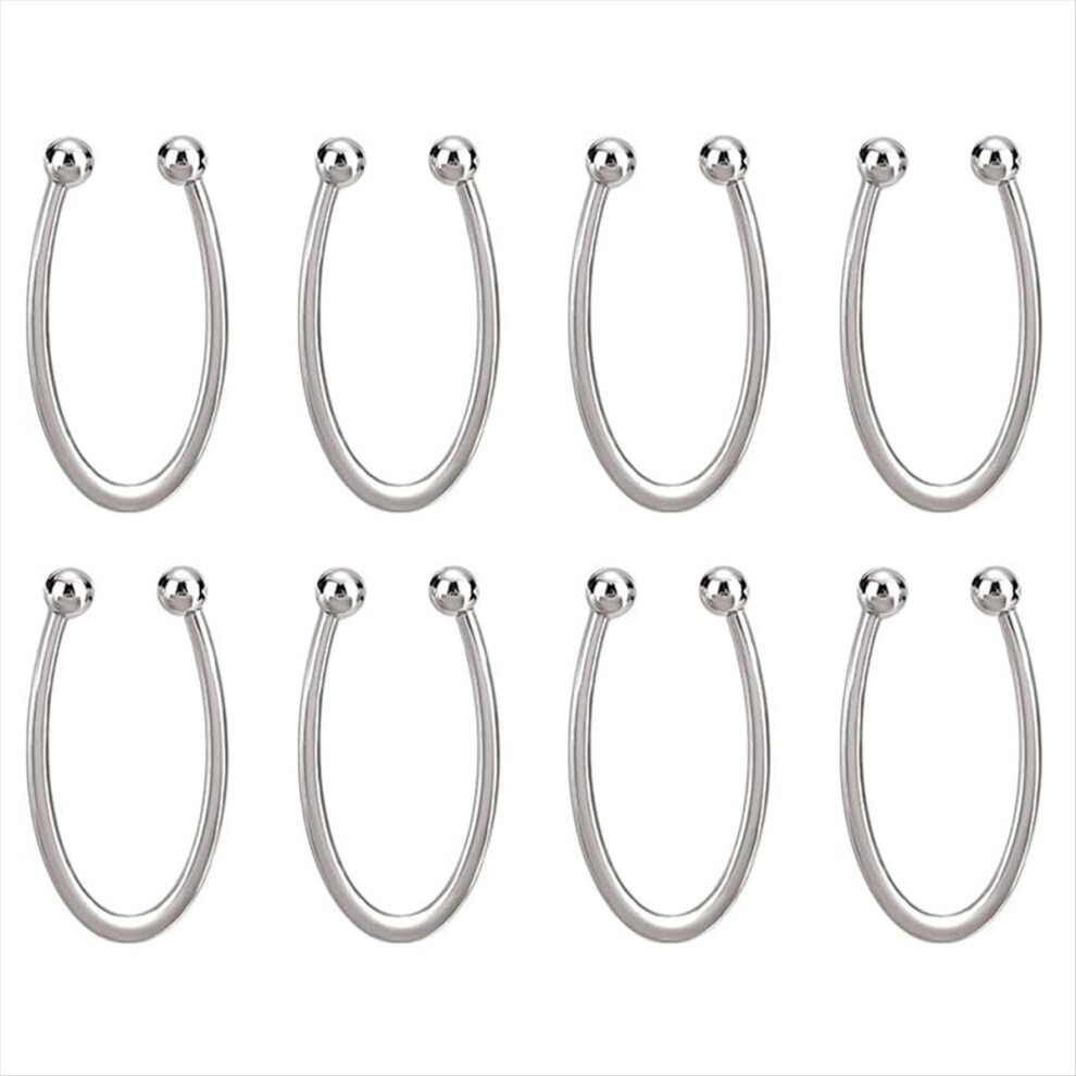 8Pcs Bikini Closure, Metal Strap Hooks Alloy Bikini Pins Clips Silver-image-OPC-PH2PH62-NEW