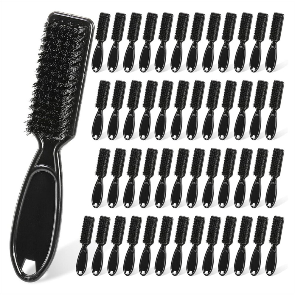 Barber Clipper Brushes,Plastic Handle Nylon Bristles Cleaning Brush