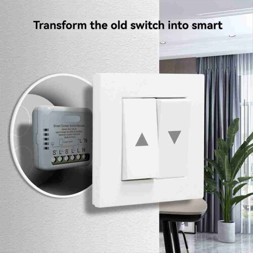 Έξυπνος διακόπτης κουρτίνας Tuya Zigbee για ρολά και Alexa/Google Home 2