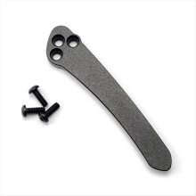 Clipe de bolso de transporte profundo de titânio para cintura e costas para Spyderco C81