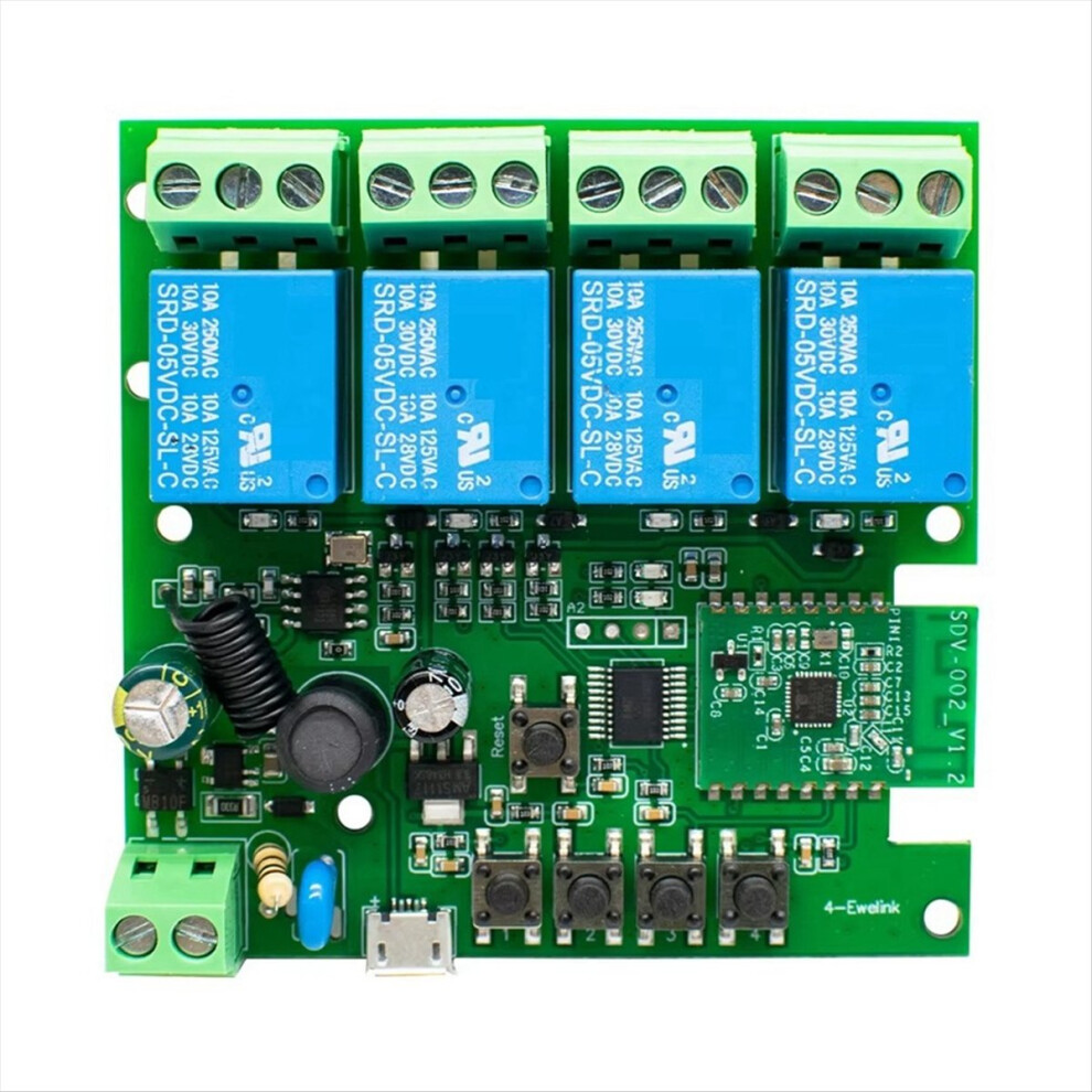 Ewelink App Wifi Rf Switch Smart Controller Module 4 Channels 4852911572413