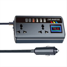Bilinverterkonverter 12V/24V til 220V hurtigopladningsporte