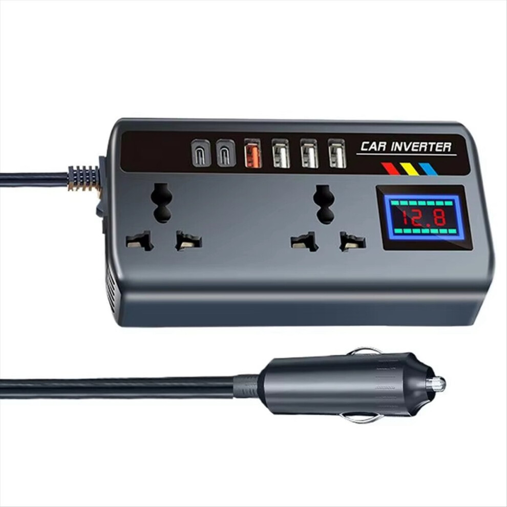 Car Inverter Converter 12V/24V To 220V Fast Charging Ports 4852911573311
