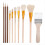 10 Pack Glaze Brushes for Pottery Glaze Brushes, Glaze Brushes 1