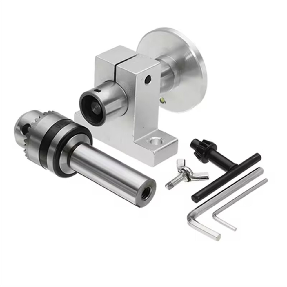 Live Lathe Center Head With Chuck Diy Accessories For Mini Lathe 4852911575186