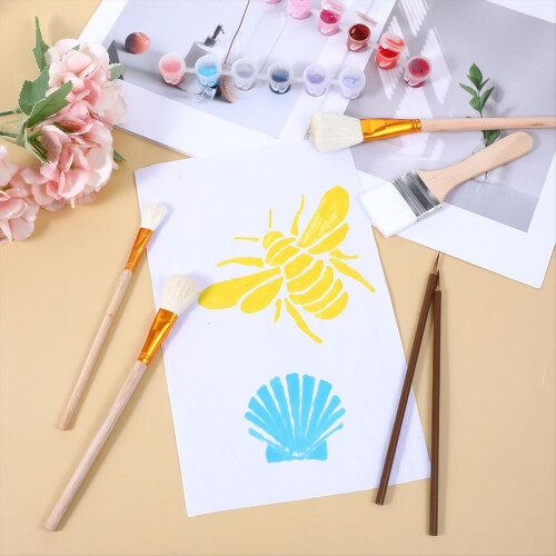 10 Pack Glaze Brushes for Pottery Glaze Brushes, Glaze Brushes 2