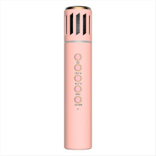 Microfone portátil sem fio Bluetooth para áudio KTV doméstico rosa