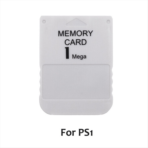 1MB hukommelseskort til PS1-spilkonsol. Gem data. 1