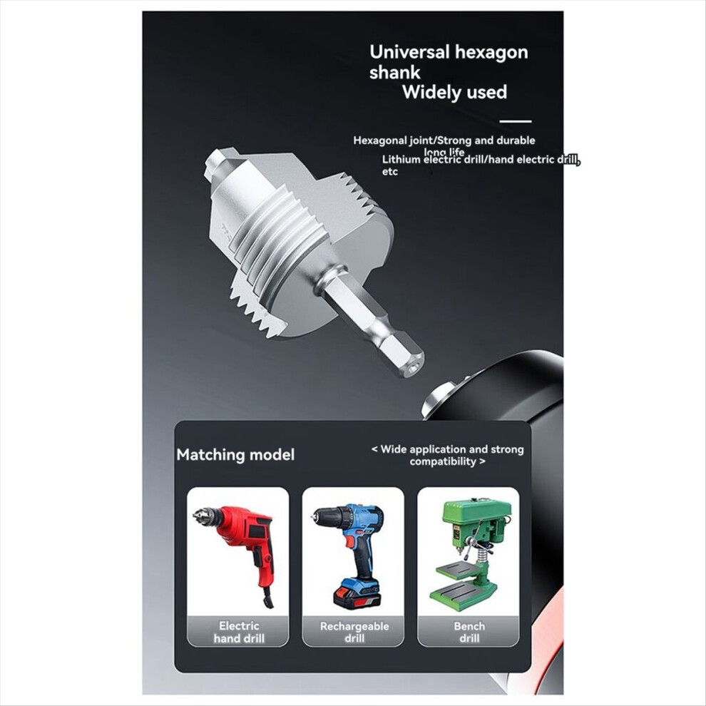 New Ppr Lifting Drill Water Pipe Inner Hole Thread Opener 4852911575063