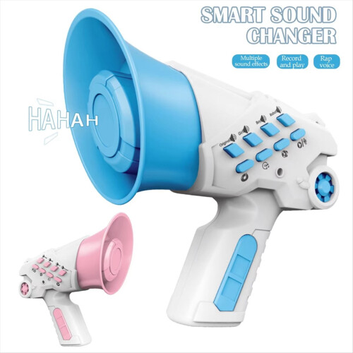 Φορητό ηχείο μεγάφωνο σειρήνα Bullhorn Toys, ροζ 1