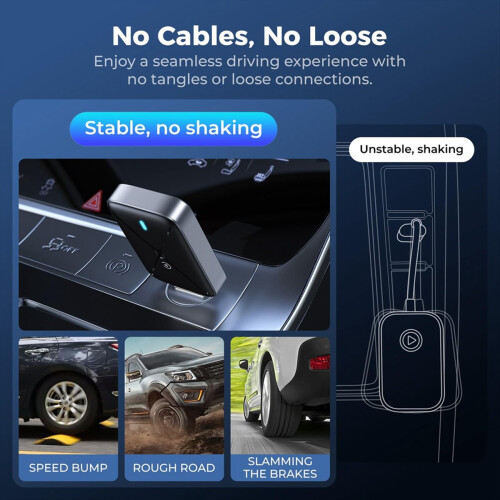 Wireless CarPlay Adapter for IOS, Mini CarPlay Dongle Adapter 1