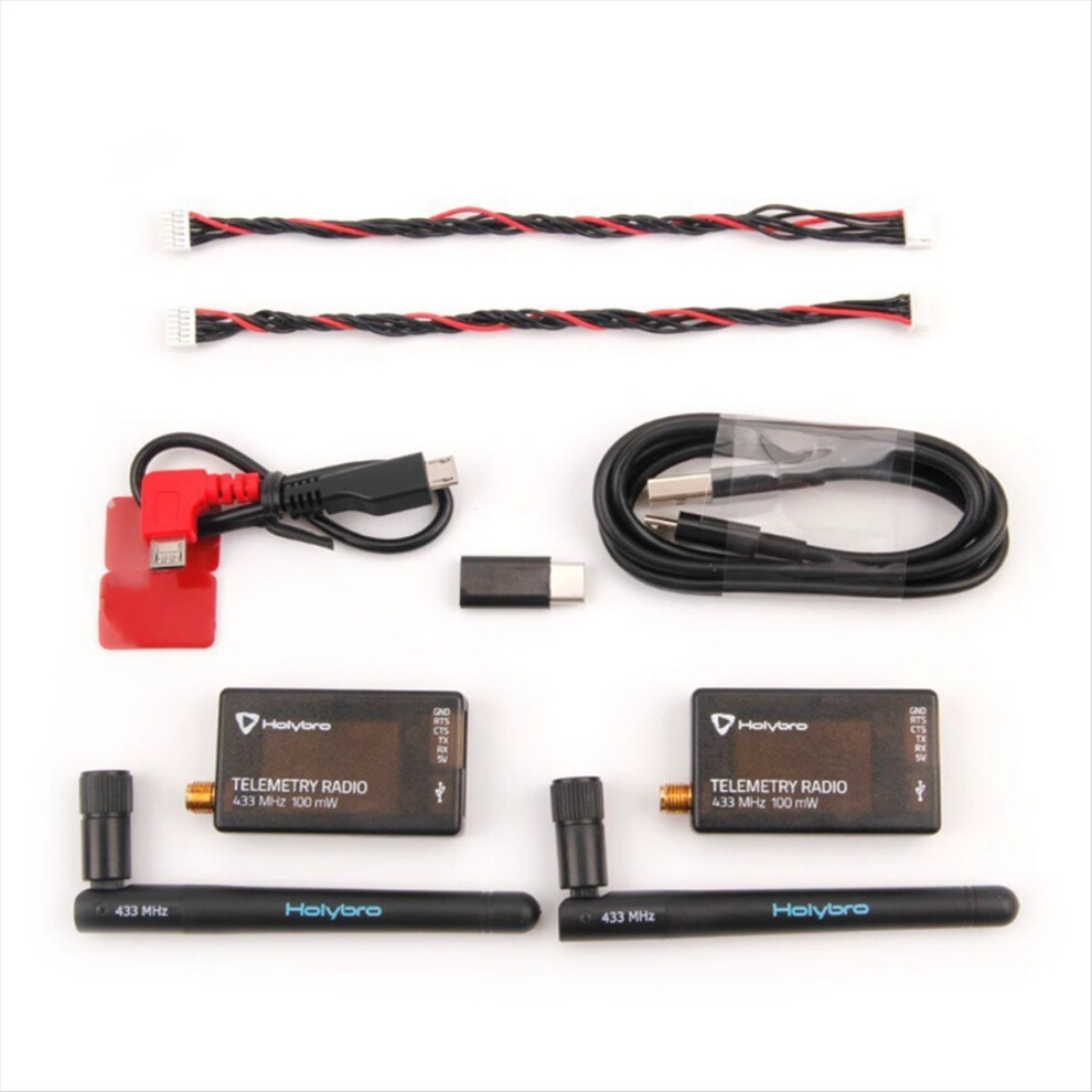 Holybro Sik Telemetry Radio V3 Open-Source Sik Firmware 100Mw 433Mhz 4852911586113