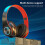 (Red) Wireless Headphones Bluetooth 3