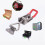 Stainless Adjustable Toggle Latch Clamp 250kg Load Capacity Fixed Hook For Smoker Lid Jig And Tool Box Case 3