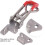 Stainless Adjustable Toggle Latch Clamp 250kg Load Capacity Fixed Hook For Smoker Lid Jig And Tool Box Case 5