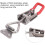 Stainless Adjustable Toggle Latch Clamp 250kg Load Capacity Fixed Hook For Smoker Lid Jig And Tool Box Case 4