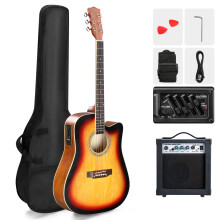 41In Electric Acoustic Guitar Adult Kit with 10w AMP Bag Tuner Tool