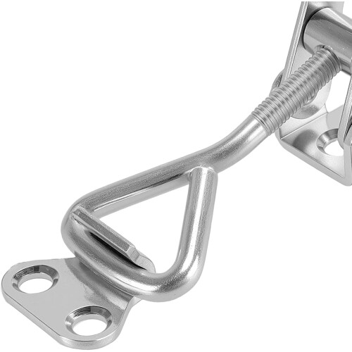 Toggle Latch Clamp 10 Pack, Adjustable Quick Release, Metal Door Box Case Pull Latch, 100kg/220lbs Capacity, Red 1