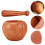1 Set Holz Knoblauchmörser Mit Stößel 5