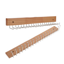 2 stück holz wandhalterung für krawatten & gürtel, platzsparend