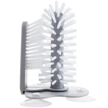 1Stk Grauer Saugnapf Teetassenbürste Glasreiniger Lazy Wall Brush