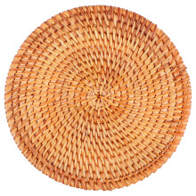 1 hitzebeständige Tischunterlage aus Holz, Schalenuntersetzer