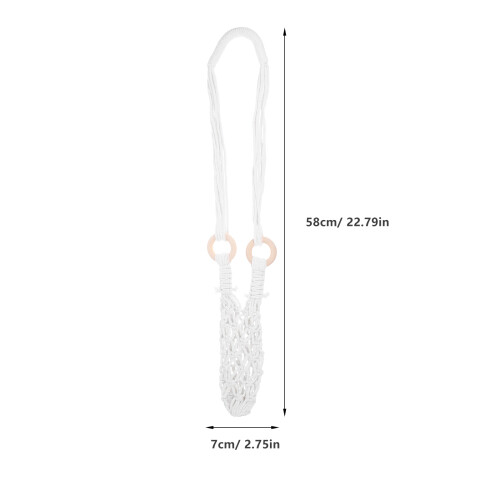 2 baumwoll-macrame weinflaschenträger wandhalter 1