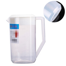 messkännchen mit , kunststoff 2500 ml, hitzebeständig, mit deckel