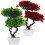 2 künstliche kiefernbaum topf simulation bonsai 5