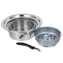 Grille À Charbon En Acier Inoxydable Pour Barbecue Portable