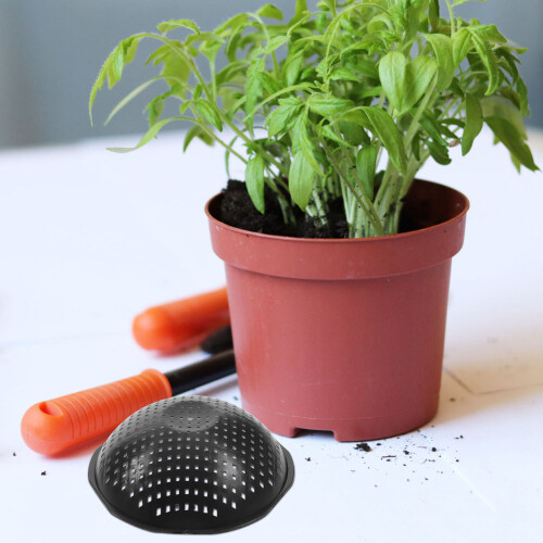 Planter Hole Pad Black Plastic 50pcs For Gardening Use 2
