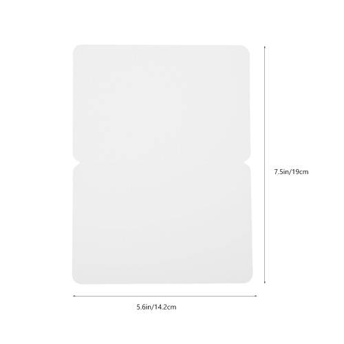 100 Pièces Cartes De Blanche Pliable En 1