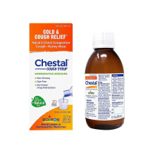 Boiron Chestal Cold and Cough Syrup 6.7 fl oz | Homeopathic Relief for Dry & Productive Cough, Sore Throat, and Nasal Congestion