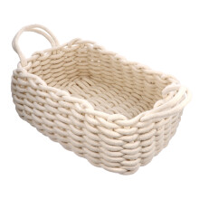 Desktop Storage Basket Wicker Hanging Farmhouse Decor