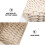 Desktop Storage Basket Wicker Hanging Farmhouse Decor 8