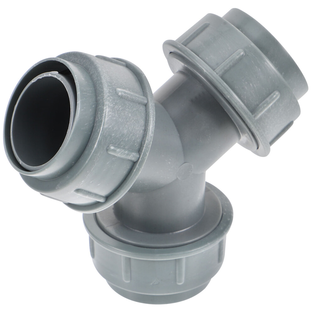 Splitter Connector Y Shaped Sink Drain Grey 1Set 3331843087574